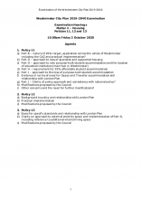 INSP16 - Matter 4 (Policies 11, 12 and 13) Hearing Agenda