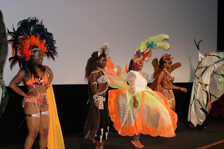 dancers performing at the Windrush 75 festival