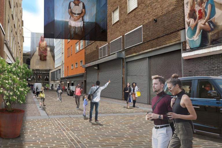 The Quarter will be an open-air gallery space 