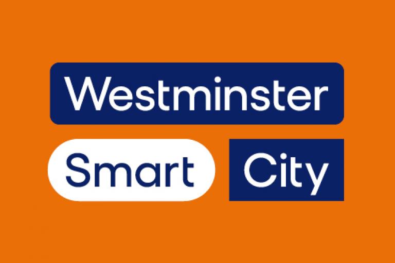 Westminster smart city logo with text for mobile 