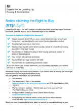 Right to buy form