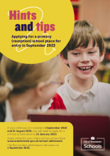 Primary school hints and tips, 2023 admission