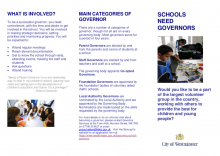 School governors recruitment leaflet