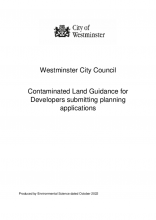 Contaminated land guidance for developers, October 2022