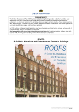 Roofs: a guide to alterations and extensions on domestic buildings SPG