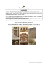 Development and demolition in conservation areas SPG 