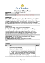 Agenda, Schools Forum meeting, 20 March 2023