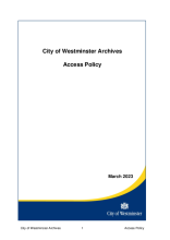Archives access policy - 2023 