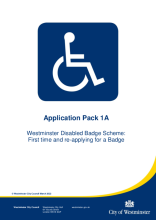 Replacement disabled parking permit application form
