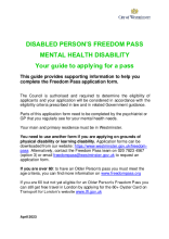 Freedom Pass mental health disability
