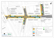 Warwick Way scheme layout plan