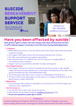Suicide bereavement support service