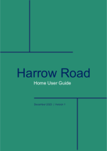Home user guide for 300 Harrow Road