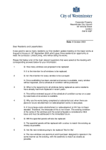 Resident letter - Q&A -19 September 2023 meeting