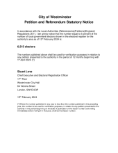 Petition and referendum statutory notice - 2024