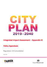 Integrated Impact Assessment Assessment AppendixIX Policy Appraisals
