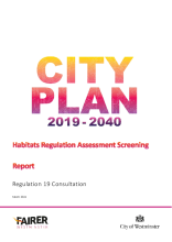 Habitat’s Regulation Assessment