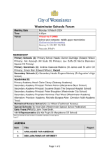 Agenda, Schools Forum meeting, 18 March 2024