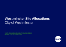 Site Allocations Heritage Impact Assessments