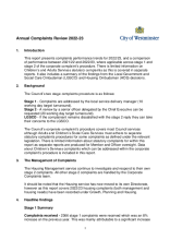 Complaints Annual Review 2022/23