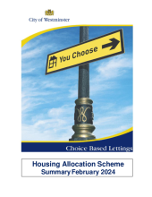 Housing allocation scheme February 2024 - summary