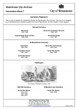 Cemetary and crematoria information sheet