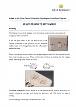 Guide to the Cyclo control heating system
