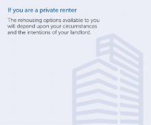 Huguenot House table of relocation options private renter