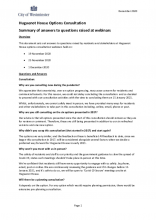 Huguenot House options consultation summary of questions raised at webinars.pdf