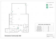 Grosvenor Community Hall floor plan