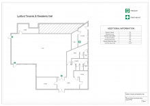 Lydford Tenants & Residents Hall floor plan