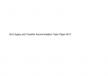EV H 011 - GLA gypsy and traveller accommodation topic paper