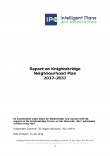 Knightsbridge Neighbourhood Plan examiner report