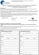 Tree works application form