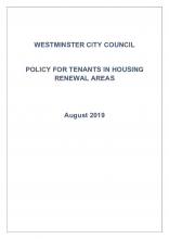 Policy for tenants in housing renewal areas