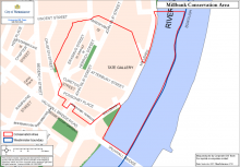 Millbank conservation area map