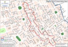 Regent Street conservation area map