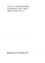 Regent Street conservation area directory