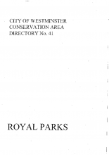Royal Parks conservation area directory