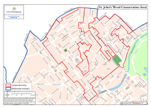 St Johns Wood conservation area map