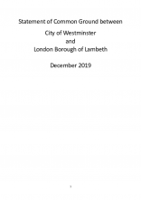 SCG 005 - Statement of Common Ground - Lambeth (Submission document - Superseded by SCG 005 V2)
