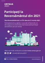 Romanian - Census 2021 - general information poster