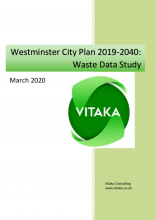 EV ENV 022 - Westminster Waste Data Study (WCC, March 2020) (Superseded by EV_ENV_022_V2)