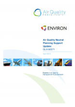EV ENV 023 - Air Quality Neutral Planning Support Update (GLA, 2014)