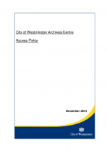 Archives access policy - 2018