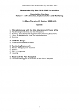 INSP21 - Matter 9 Hearing Agenda