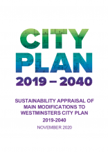 Westminster’s City Plan 2019-2040 - Integrated impact assessment, addendum sustainability appraisal 