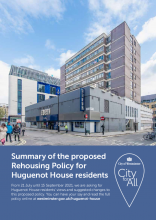 Summary of the proposed Rehousing Policy for Huguenot House residents