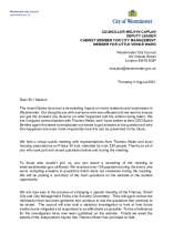 Cllr Caplan letter on flooding public meeting