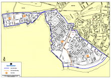 Resident parking zone A map
